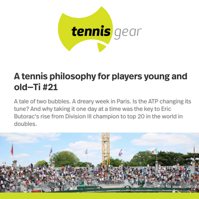 ﻿﻿﻿﻿﻿﻿A tennis philosophy for players young and old