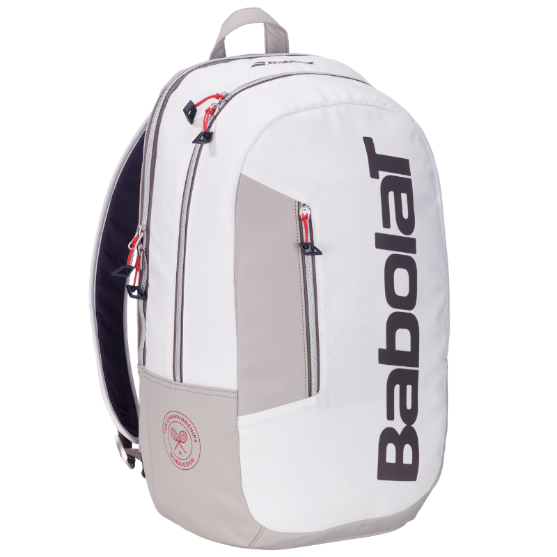 Babolat 2026 Pure Lite Wimbledon Tennis Backpack - White/Ivory 