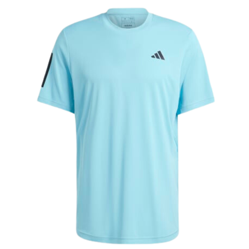 Adidas Men Club Stripes Tennis T-Shirt Light Aqua – TennisGear