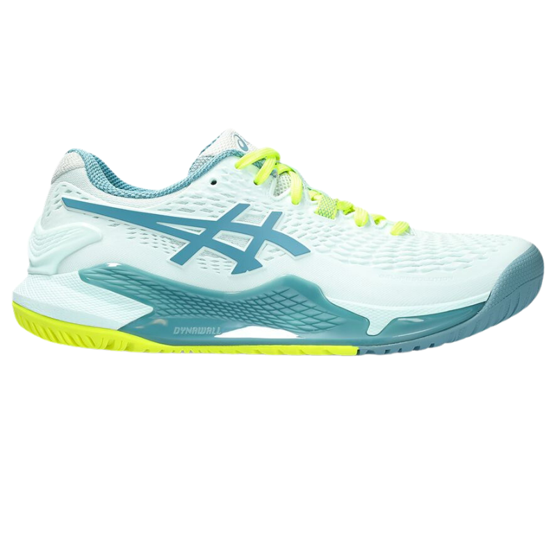 Asics Gel Resolution 9 Womens Tennis Shoes Soothing Sea Gris Blue TennisGear
