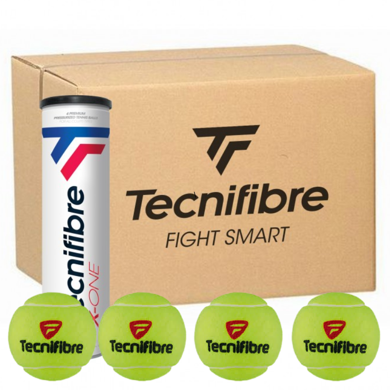 Tecnifibre X-One Ball Carton 18 Cans – TennisGear