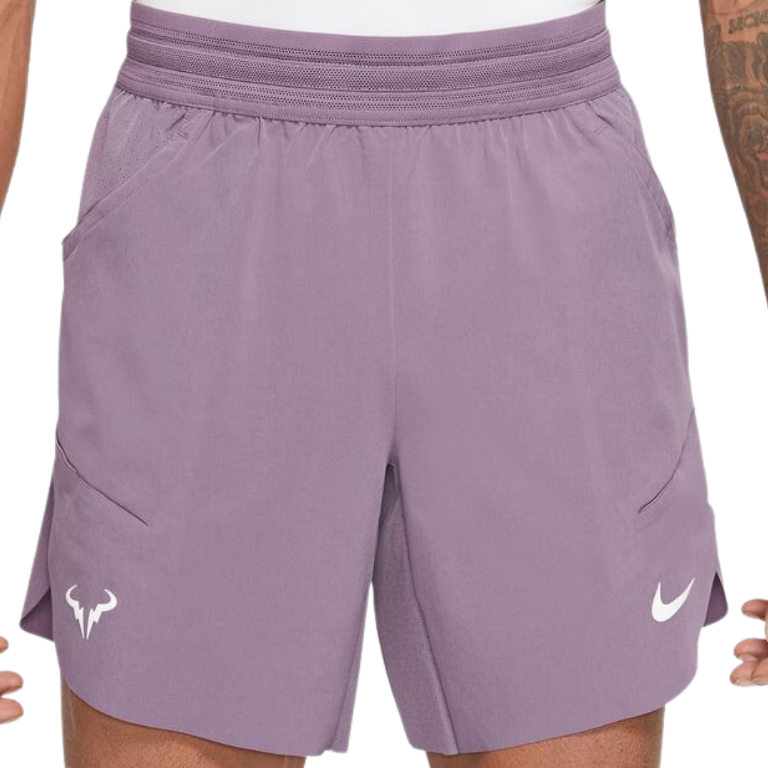 Nike Rafael Nadal Men Dri Fit ADV 7 Tennis Shorts Purple TennisGear