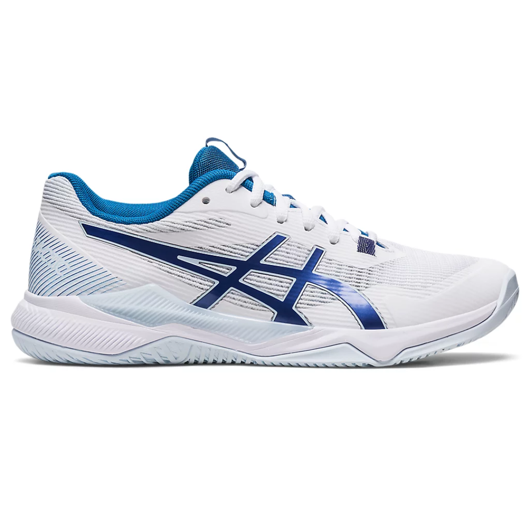 Asics Gel Tactic Women Tennis Shoes White/Indigo Blue TennisGear