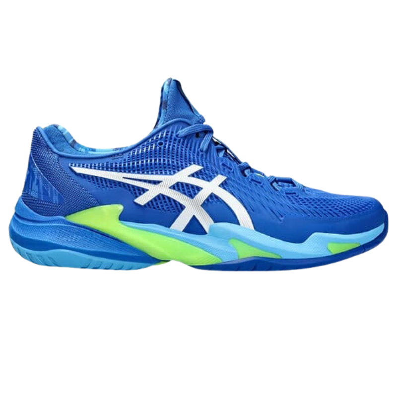 Asics Court FF 3 Novak Mens Tennis Shoes Tuna Blue/White TennisGear