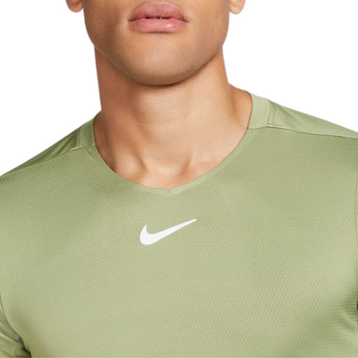 Nike Court Dri-FIT Advantage Men's Tennis Top - Alligator White