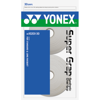 Yonex Super Grap Grip 30 Pack - Coil/White