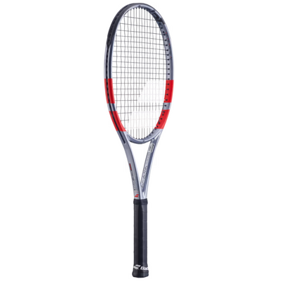 Babolat Pure Strike 100 16/20 Gen 4 Unstrung Tennis Racquet - Carbon Gray/Neon Red