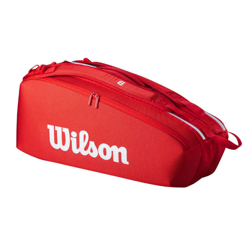 Wilson Super Tour 6 Pack 2025 Racquet Bag - Red