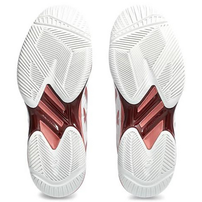 Asics Solution Speed FF 2 White/Light Garnet Womens Tennis Shoes
