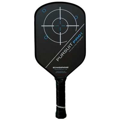 Engage Pursuit Pro 1 Elongated Power Series | Raw T700 Carbon Fiber Pickleball Paddle