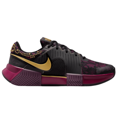 Nike GP Challenge 1 "Naomi Osaka" Womens Hard Court Tennis Shoes - Bordeaux/Metallic Gold-Black