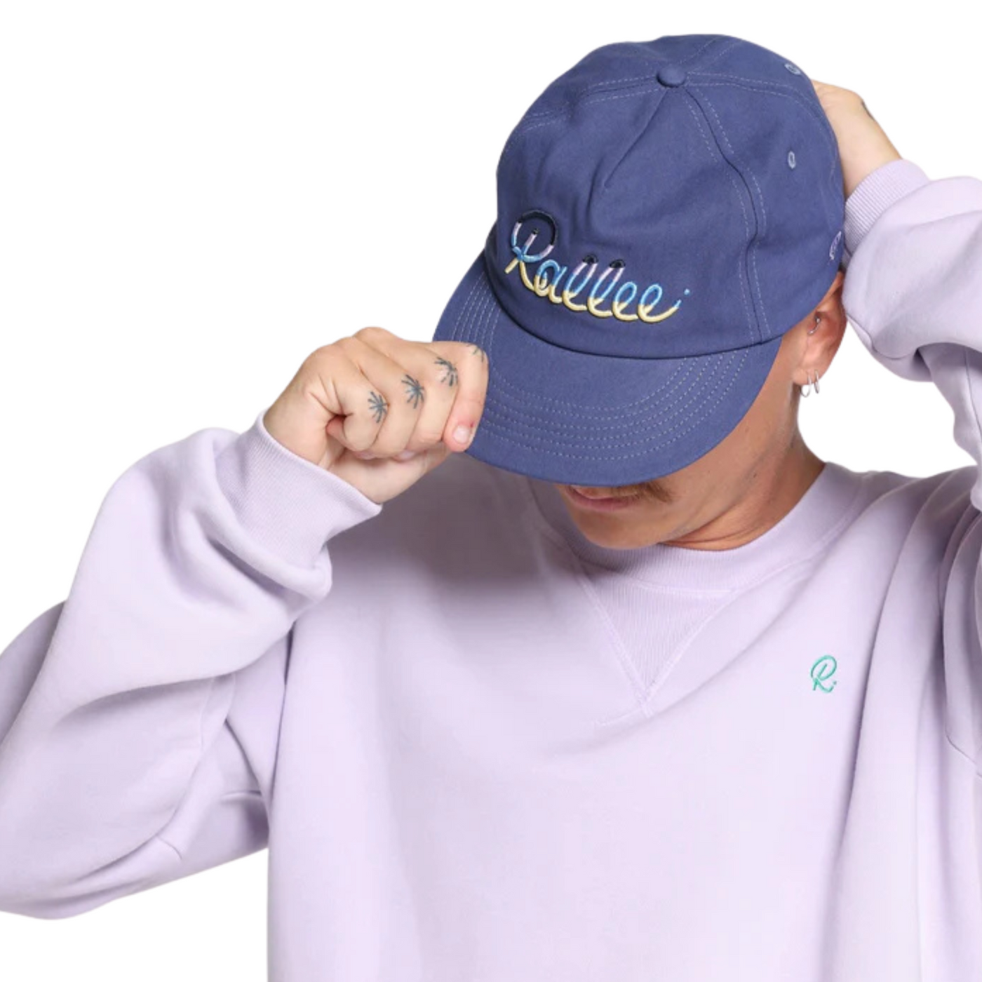 Rallee Twilight Baggy Soft Peak Tennis Cap - Navy