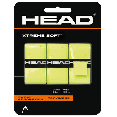 Head Xtreme Soft Overgrip 3 Pack - Yellow