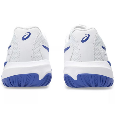 Asics Gel Resolution X Junior Tennis Shoes - White/Dark Cobalt