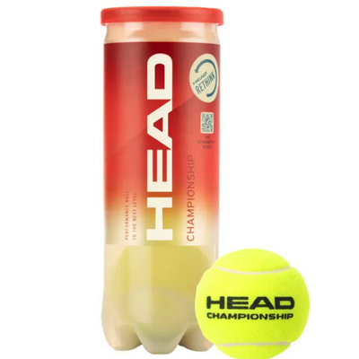 Head Championship Tennis Balls 3 Ball Can