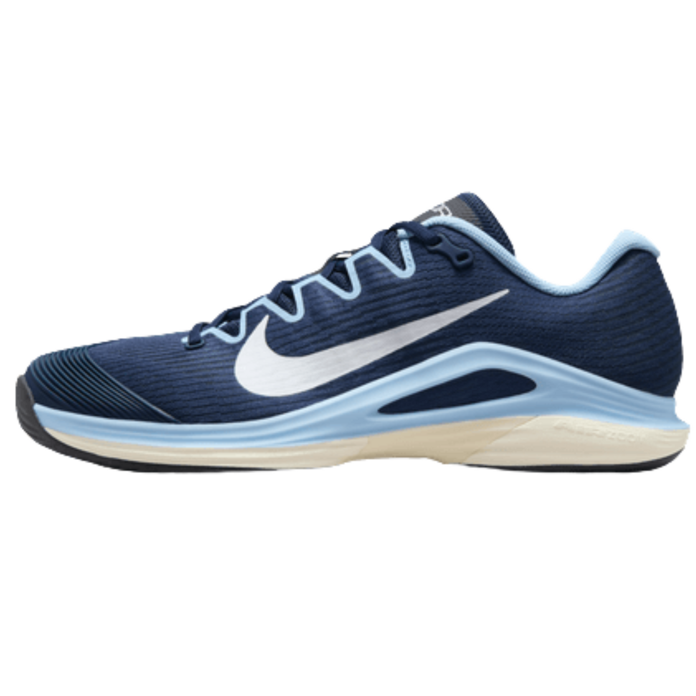 Nike Vapor 12 Mens Hard Court Tennis Shoes - Midnight Navy/White Psychic Blue/Black