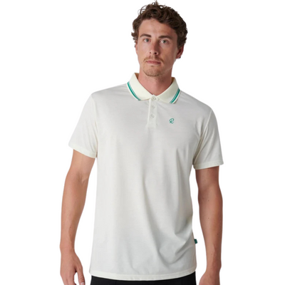 Rallee Classic Mens Tennis Polo - Vintage White
