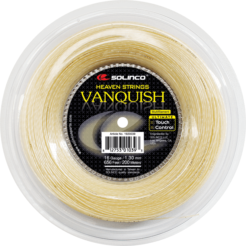 Solinco Vanquish 1.35 200m String Reel - Natural