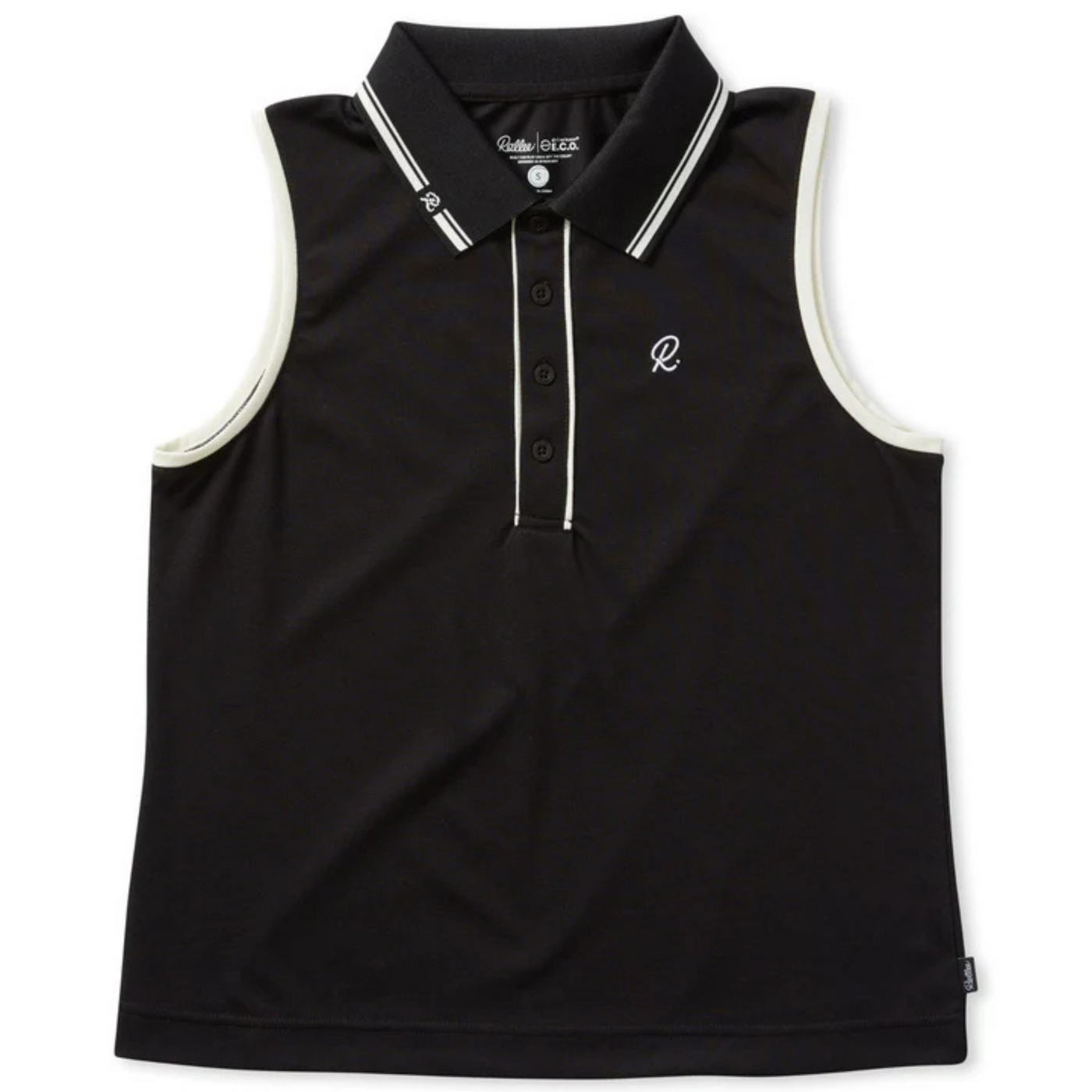Rallee Reina Womens Tennis Polo – Black
