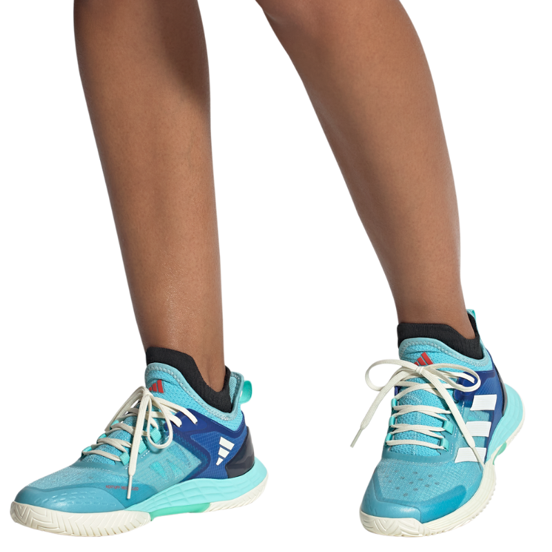 Adidas Adizero Ubersonic Womens Tennis Shoes - Turquoise / Off White