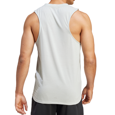 Adidas Training Workout Tank Men Tennis Top - Grey