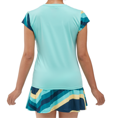 Yonex 2024 AO Tennis Womens Crew Neck - Cyan