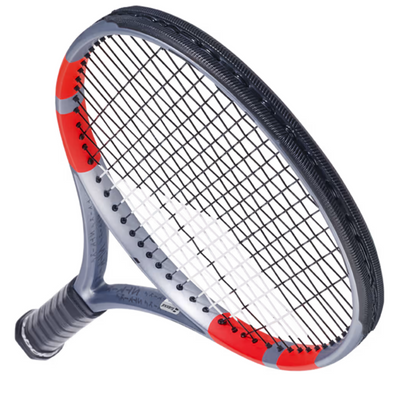 Babolat Pure Strike 16/19 Gen 4 Unstrung Tennis Racquet - Carbon Gray/Neon Red