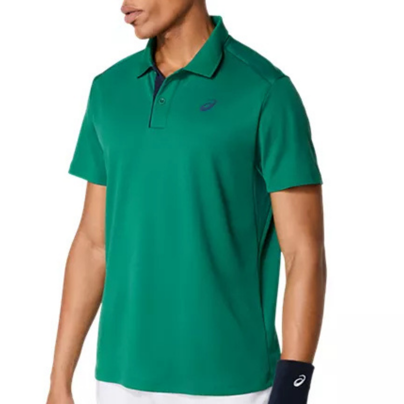 Asics Court Mens Tennis Polo - Jasper Green