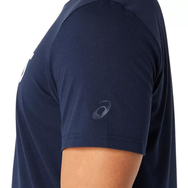 Asics Graphic Mens Tennis Tee - Midnight