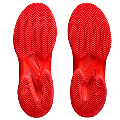 Asics Solution Speed FF 3 Clay Herringbone Mens Tennis Shoes - Flash Red/Blazing Coral