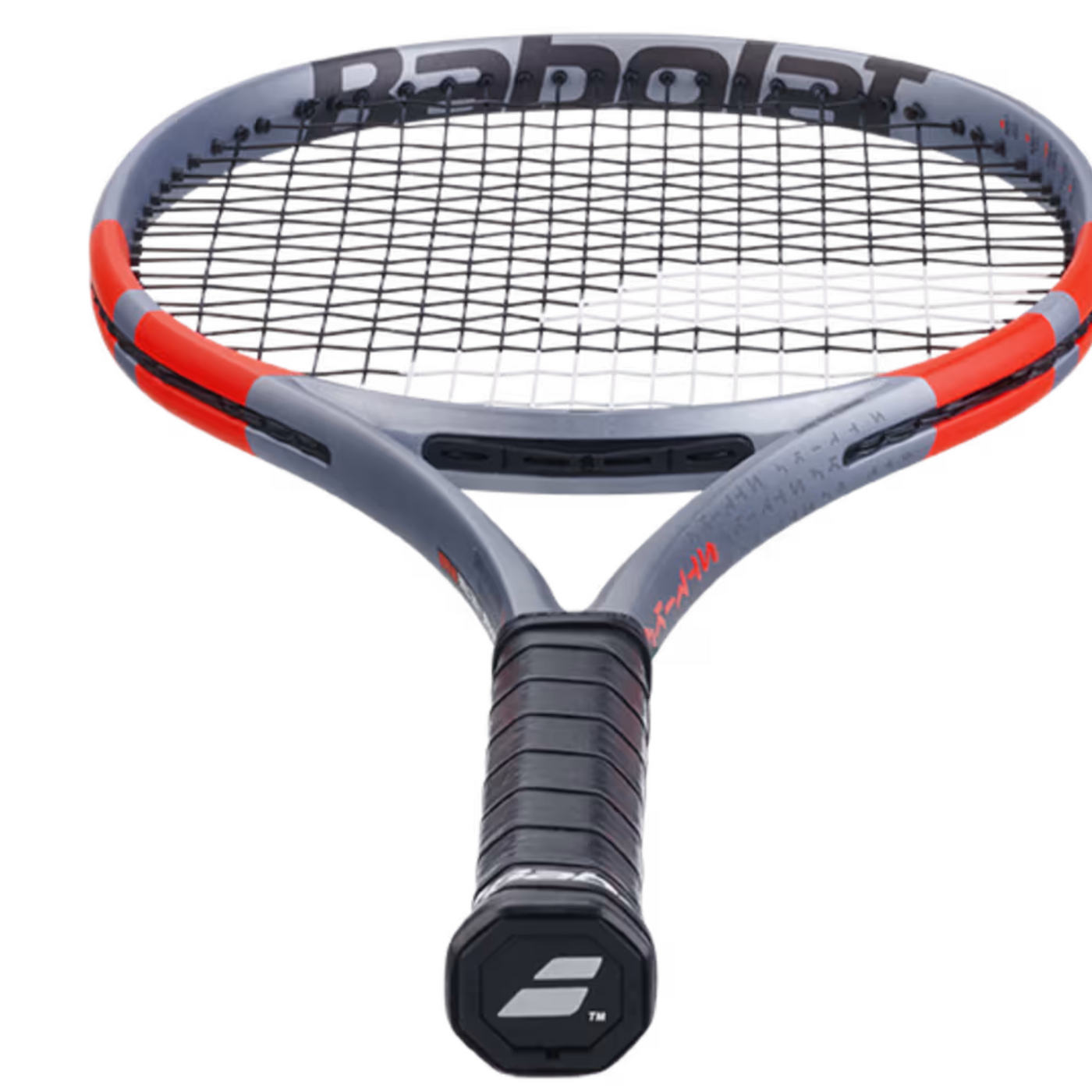 Babolat Pure Strike 18/20 Gen 4 Unstrung Tennis Racquet - Carbon Gray/Neon Red