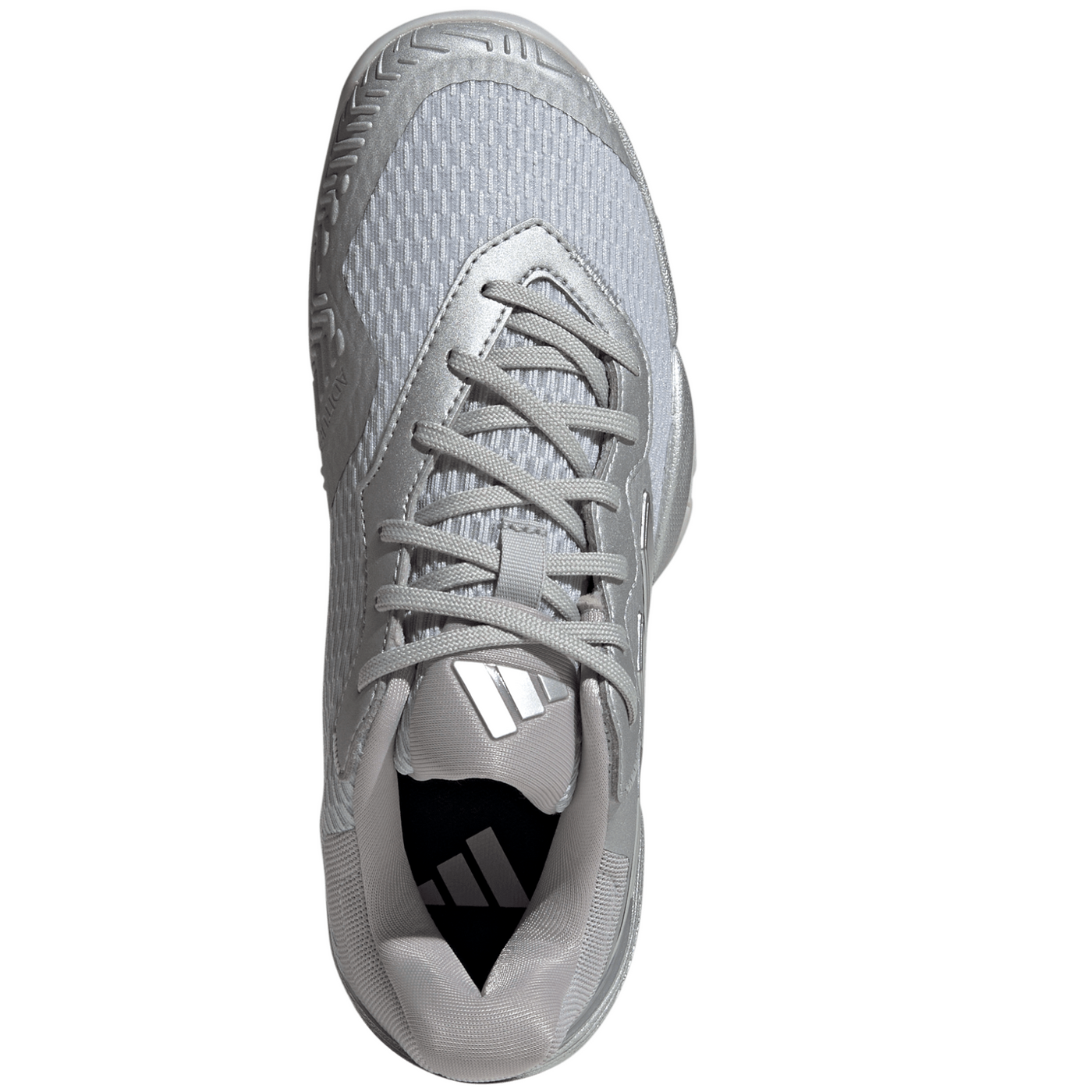 Adidas Barricade Junior Tennis Shoes - Silver Metallic/Dash Grey