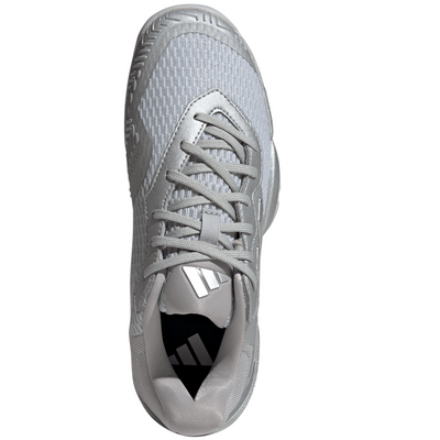 Adidas Barricade Junior Tennis Shoes - Silver Metallic/Dash Grey