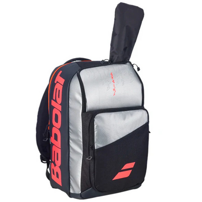 Babolat Pure Strike Tennis Backpack Off-Carbon Gray/Neon Red