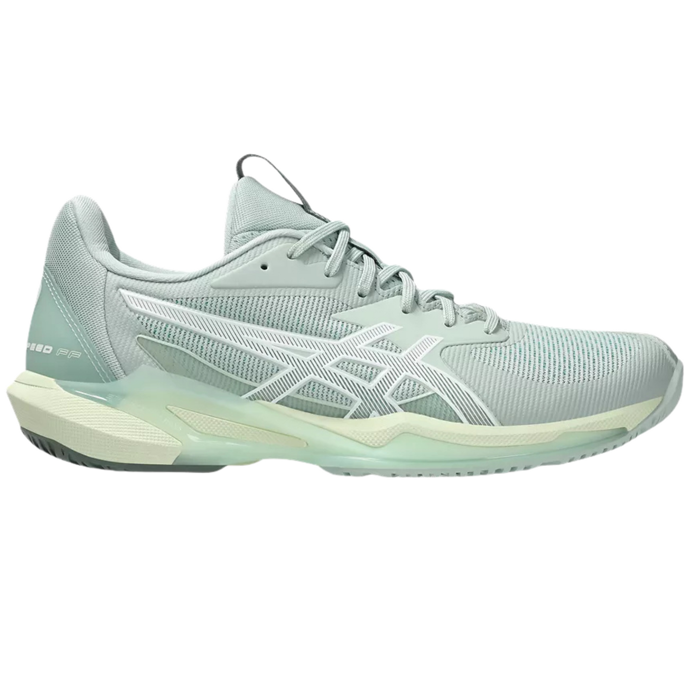 Asics Solution Speed FF 3 Hard Court Womens Tennis Shoes - Lichen Rock/White