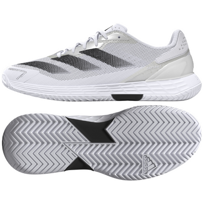 Adidas Performance Defiant Speed 2 Mens Tennis Shoes - Footwear White/Core Black/Grey One
