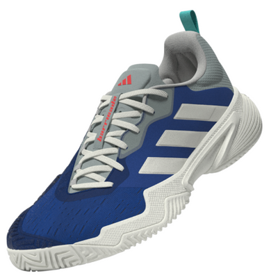 Adidas Barricade Mens Tennis Shoes - Team Royal Blue / Off White / Bright Red