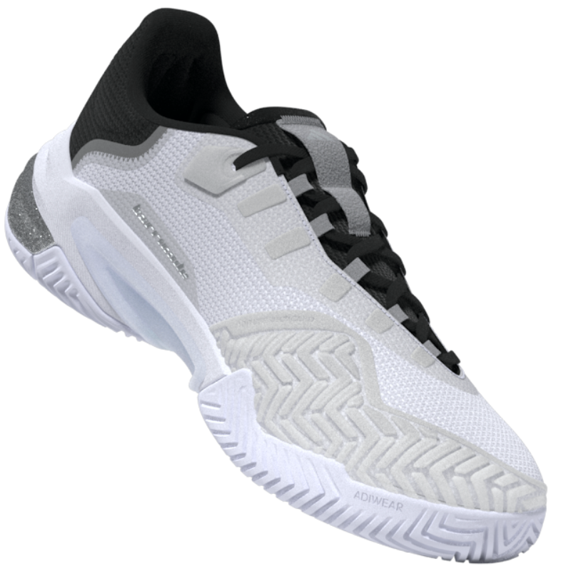 Adidas Barricade 13 Mens Tennis Shoes - White/Core Black/Grey Three