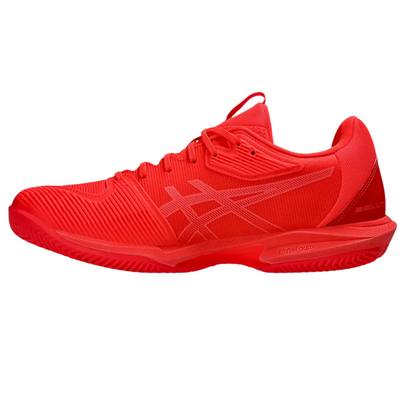 Asics Solution Speed FF 3 Clay Herringbone Mens Tennis Shoes - Flash Red/Blazing Coral