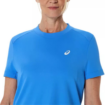 Asics Court SS Women Tennis Top - Blue Coast