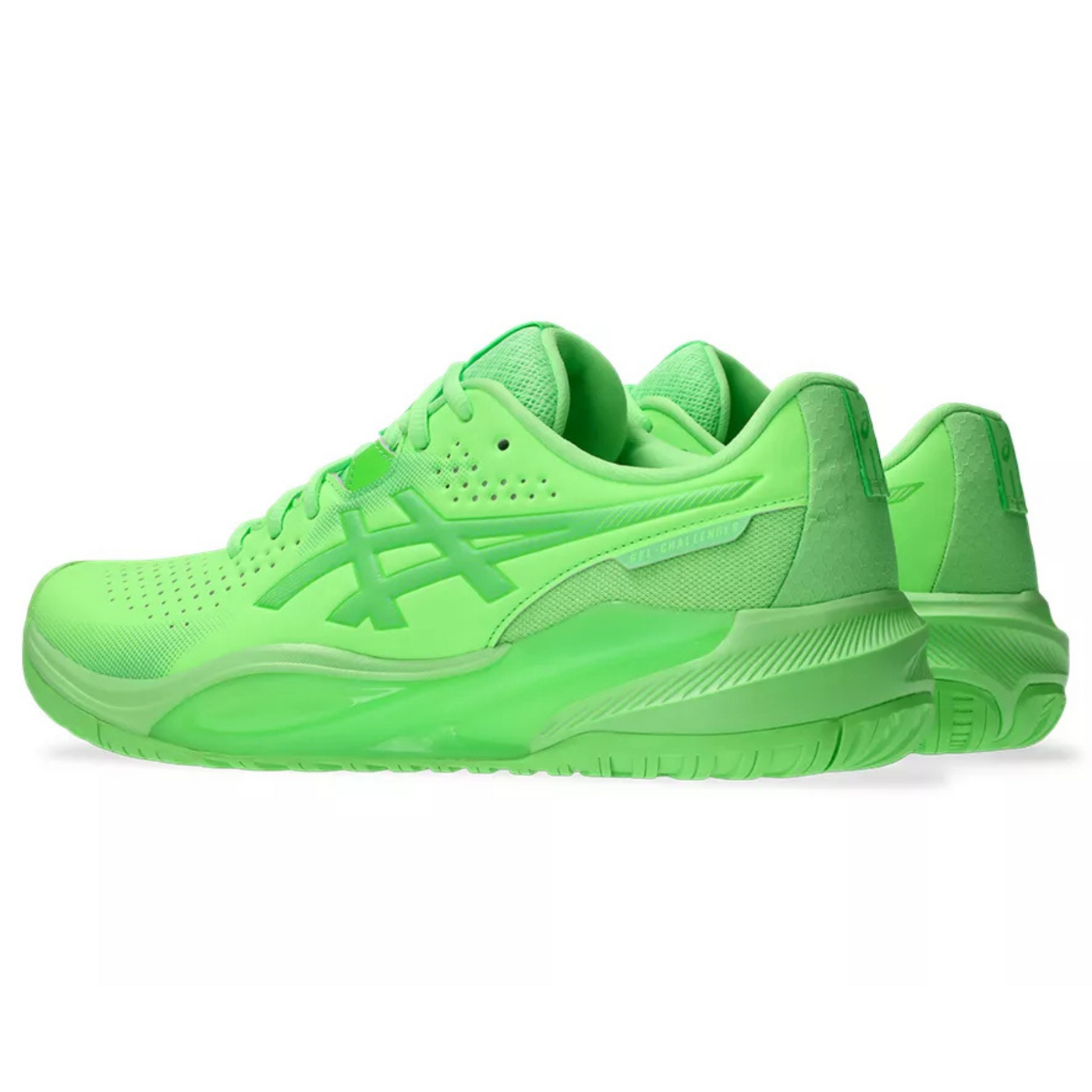 Asics Gel Challenger 15 Hard Court Mens Tennis Shoes - Lime Burst/Green Gecko