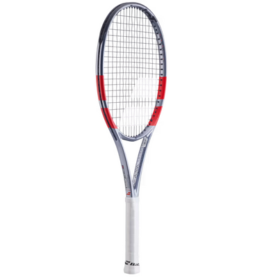 Babolat Pure Strike Lite Gen 4 Unstrung Tennis Racquet - Carbon Gray/Neon Red