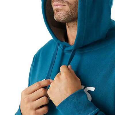 Asics Mens Fleece Hoodie - Ink Teal