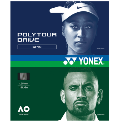 Yonex Polytour Drive 1.25 16L Tennis String Flash Yellow