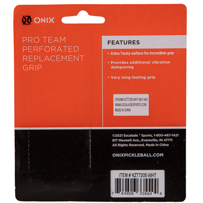 ONIX Perforated Replacement Grip — White