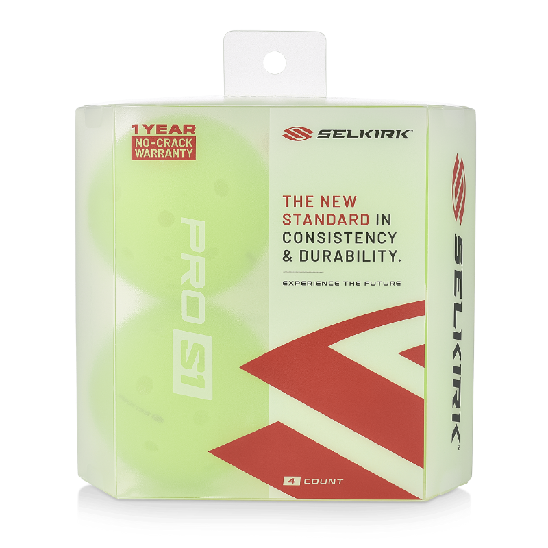 Selkirk Pro S1 Pickleball Ball - 4 Pack