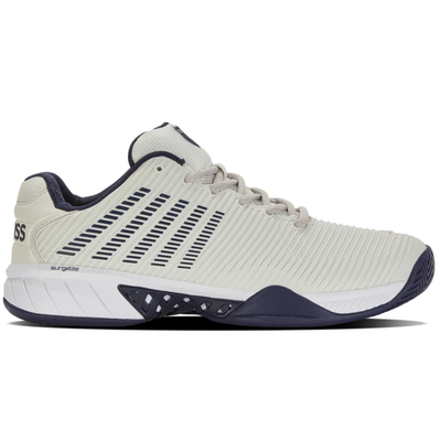 K Swiss Hypercourt Express 2-2E Women Tennis Shoes - Gray/White/Peacoat