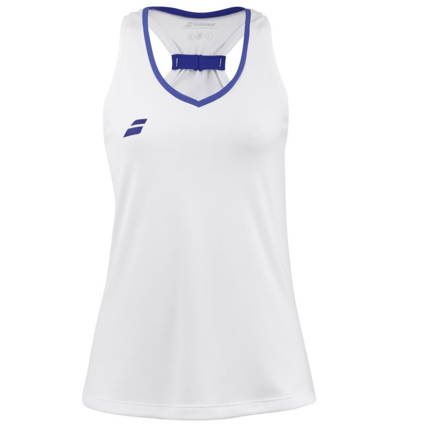 Babolat Play Tank Girl Top 1000 -  White/White
