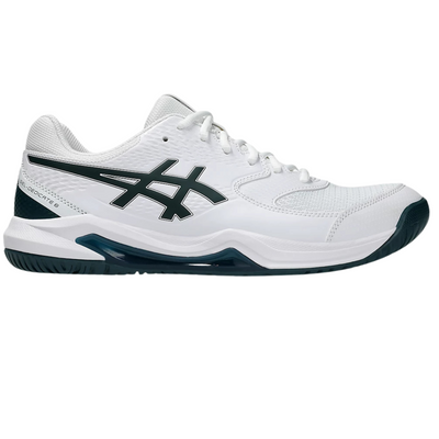 Asics Gel-Dedicate 8 Tennis Shoes – White/Saxon Green