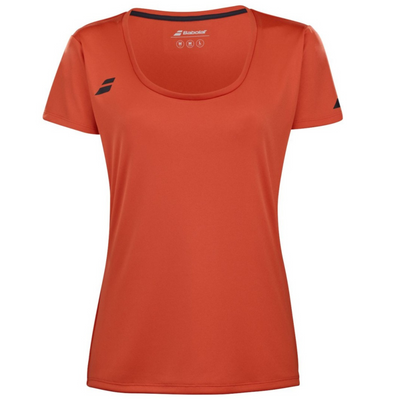 Babolat Play Cap Sleeve Girl Top 5061 - Fiesta Red
